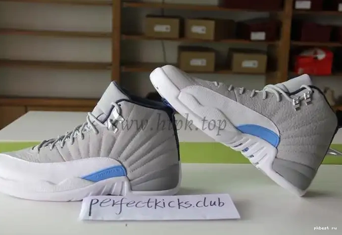 University 12 Jordan Air Blue Grey 0611